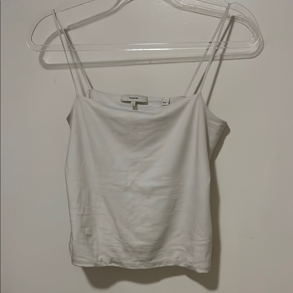 Vince Classic White Camisole Top